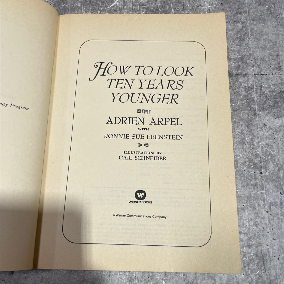 how to look ten years younger book, by adrien arpel, 1981 Paperback image 2