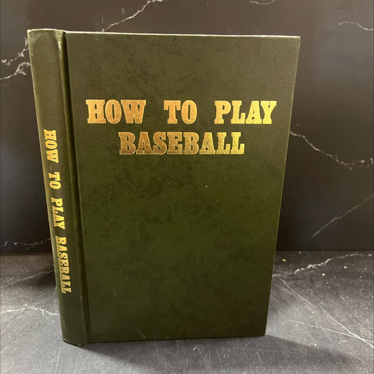how to play baseball book, by don weiskopf, 1973 Hardcover image 1