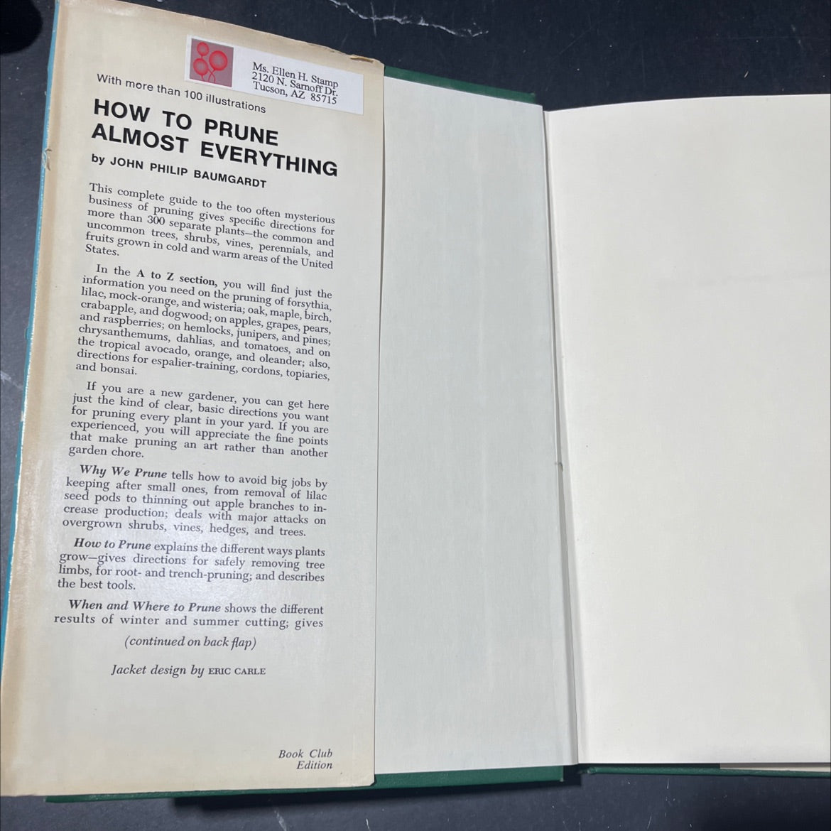 how to prune almost everything book, by john philip baumgardt, 1968 Hardcover image 4