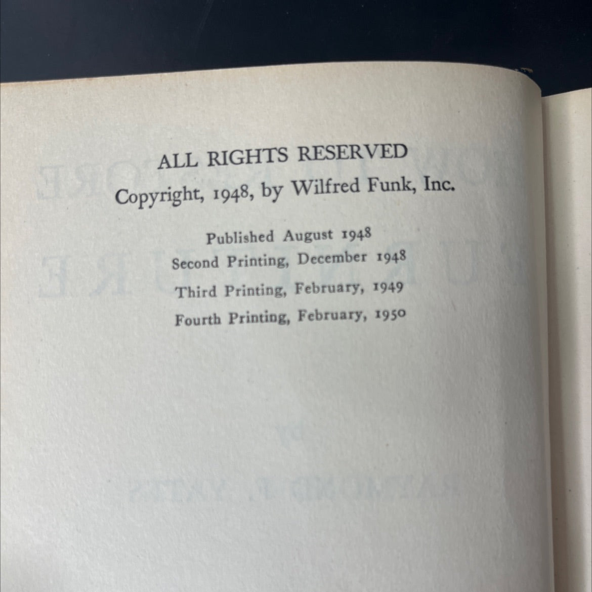 how to restore furniture book, by raymond f. yates, 1948 Hardcover, Vintage image 3