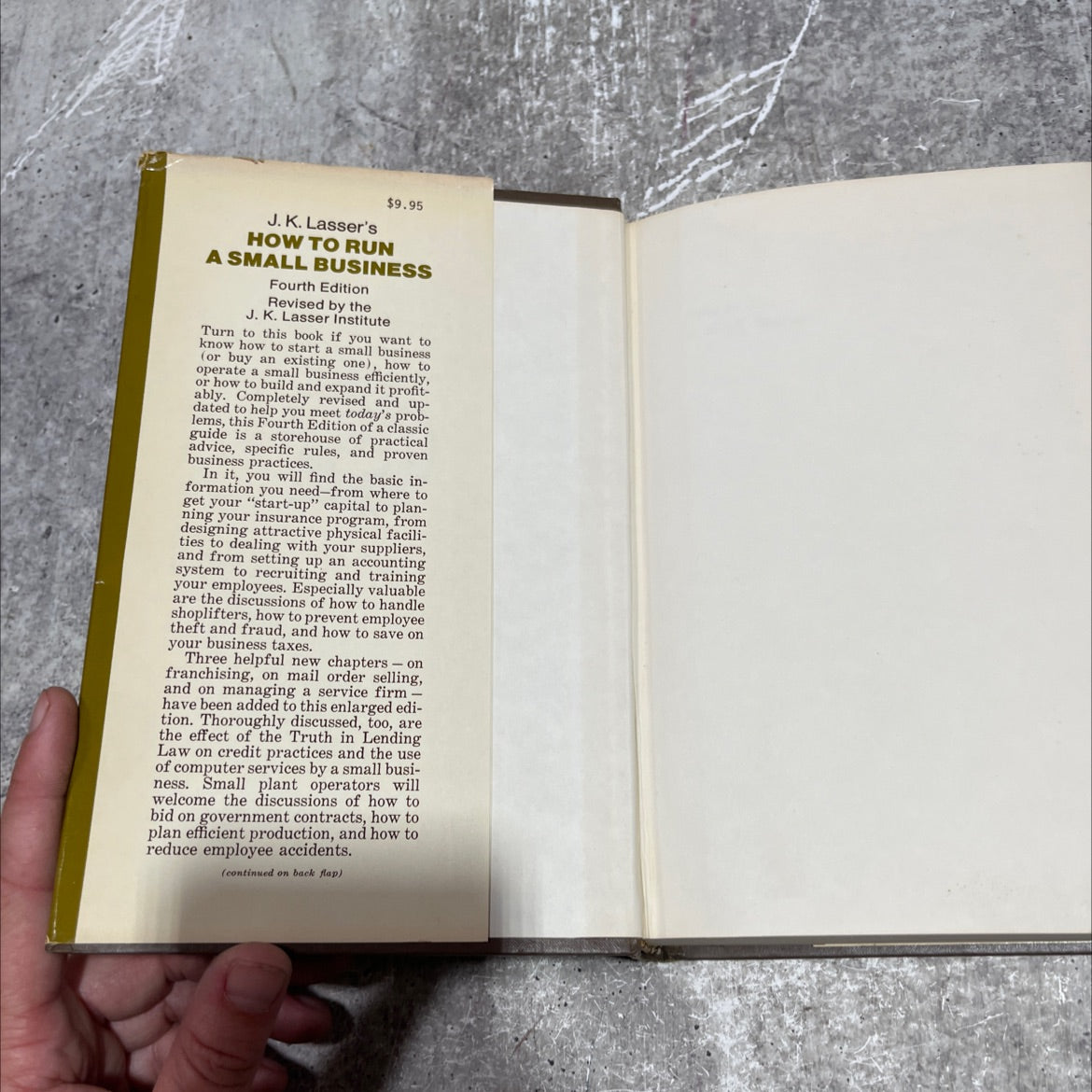 how to run a small business book, by j. k. lasser, 1974 Hardcover image 4