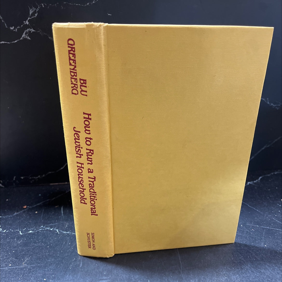 how to run a traditional jewish household book, by blu greenberg, 1983 Hardcover image 1
