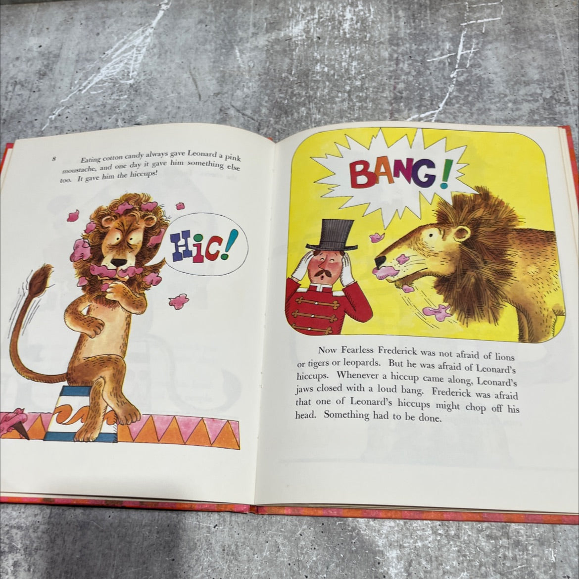 how to scare a lion book, by dorothy stephenson, 1965 Hardcover image 4