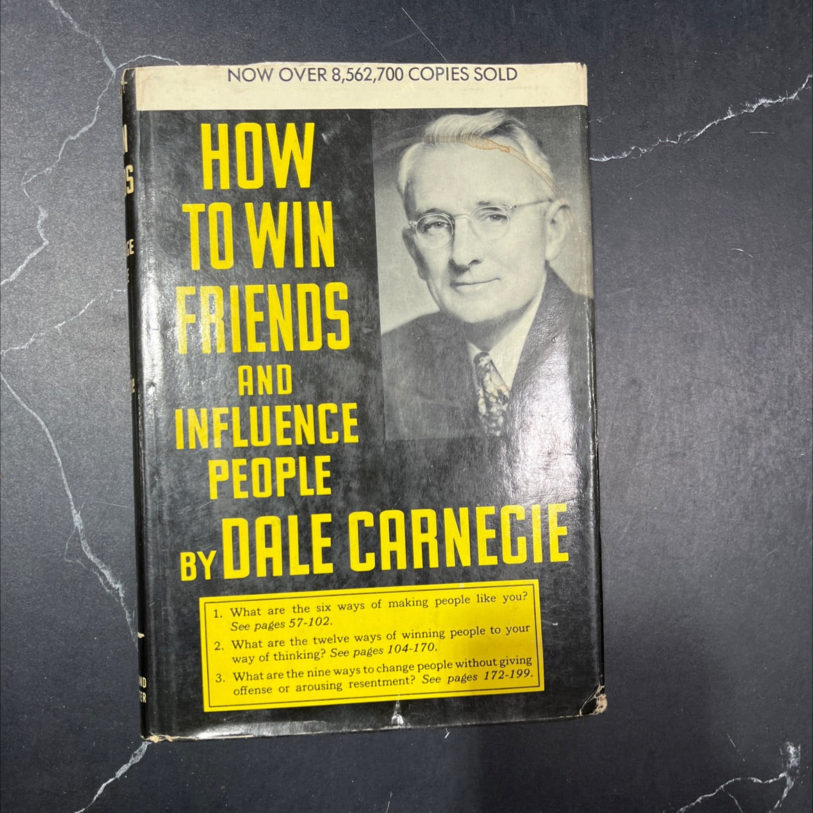 how to win friends and influence people book, by dale carnegie, 1964 Hardcover image 1