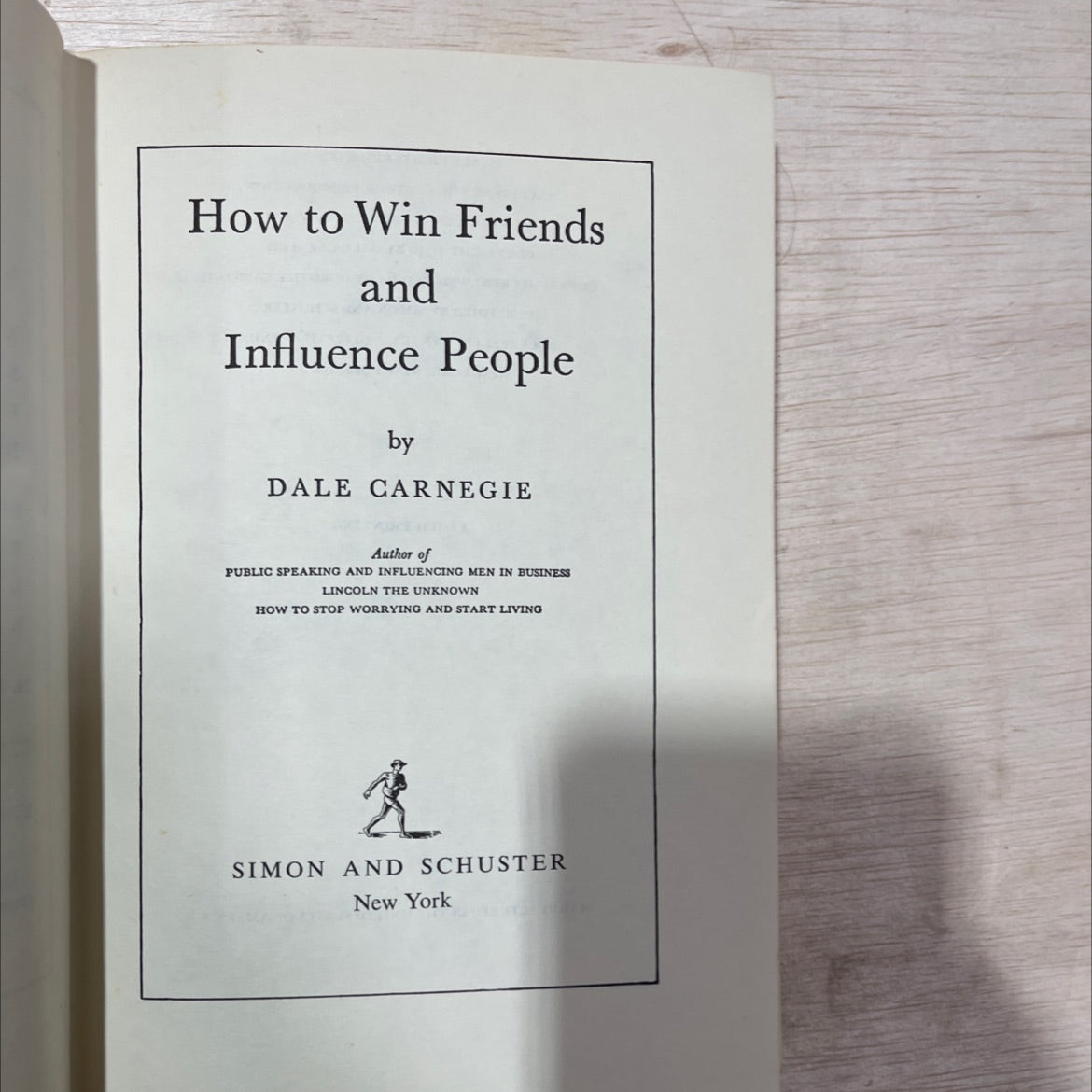 how to win friends and influence people book, by dale carnegie, 1964 Hardcover, Vintage image 2