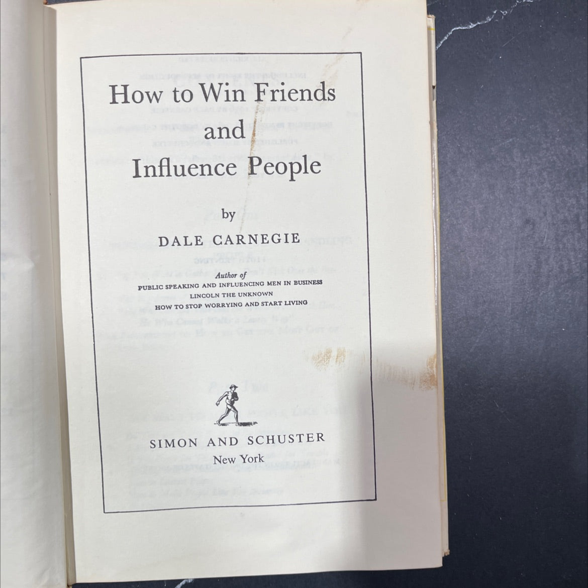 how to win friends and influence people book, by dale carnegie, 1964 Hardcover image 2