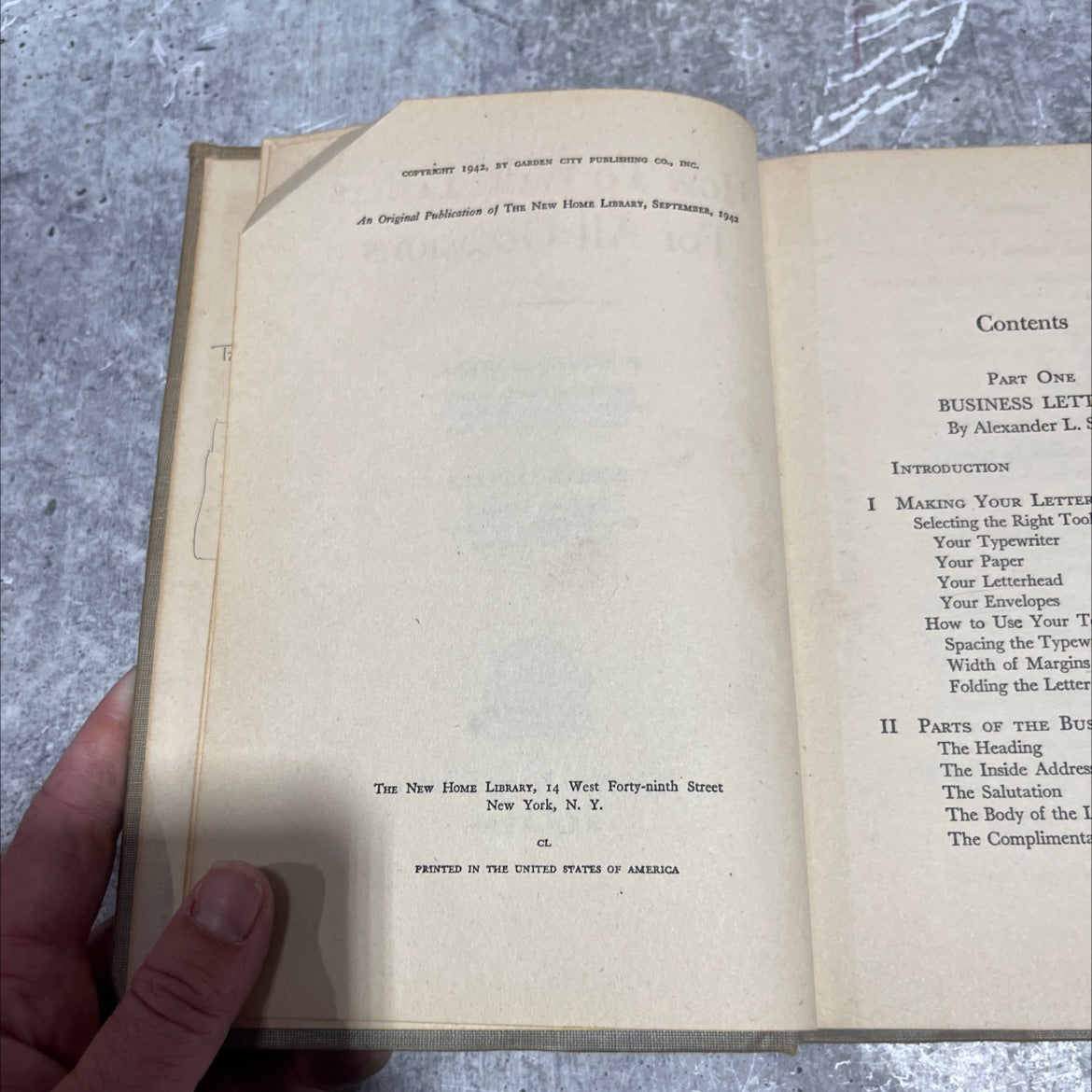 how to write letters for all occasions book, by alexander l. sheff, edna ingalls, 1942 Hardcover image 3