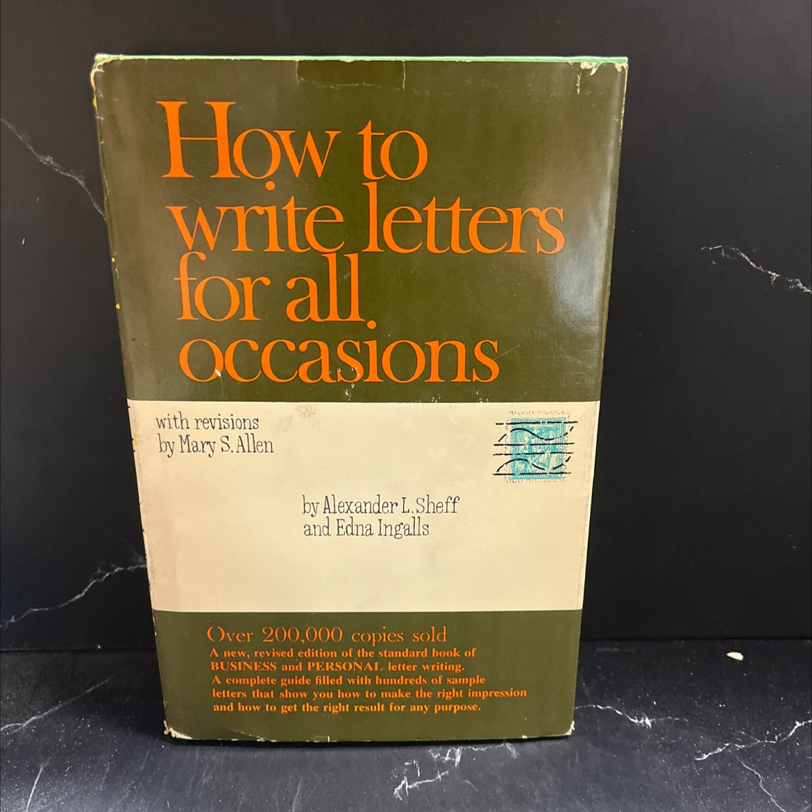 how to write letters for all occasions book, by mary s. allen, 1961 Hardcover image 1