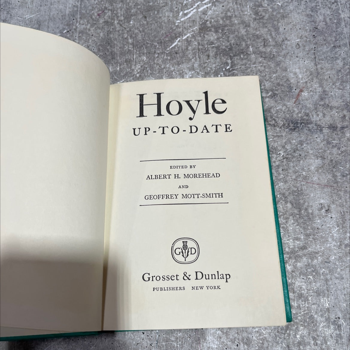 hoyle up-to-date book, by albert h. morehead and geoffrey mott-smith, 1970 Hardcover image 2