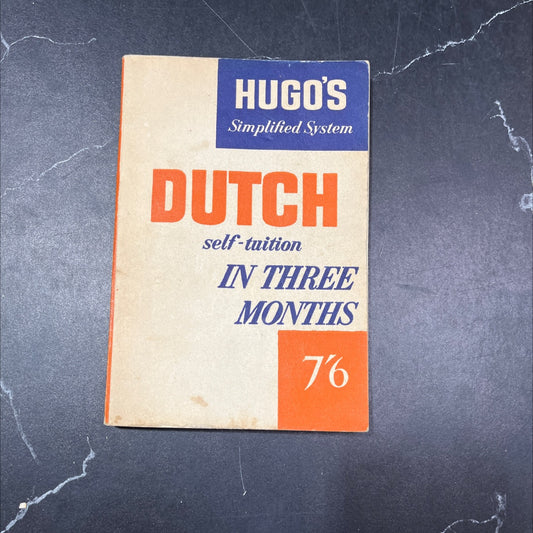 hugo's simplified system standard edition dutch book, by unknown, 1970 Paperback image 1