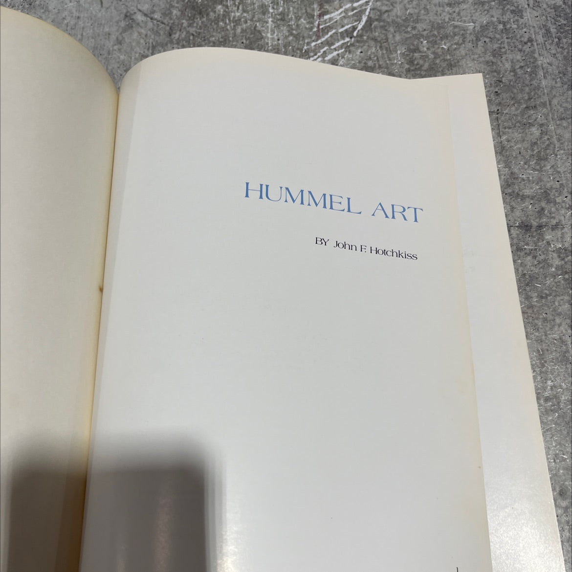 hummel art book, by John F. Hotchkiss, 1978 Hardcover image 2