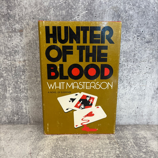 hunter of the blood book, by Whit Masterson, 1977 Hardcover image 1