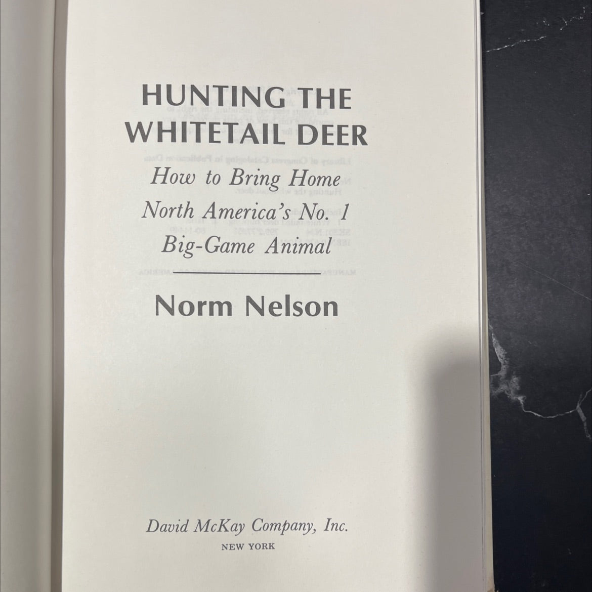hunting the whitetail deer book, by Norm Nelson, 1980 Hardcover image 2