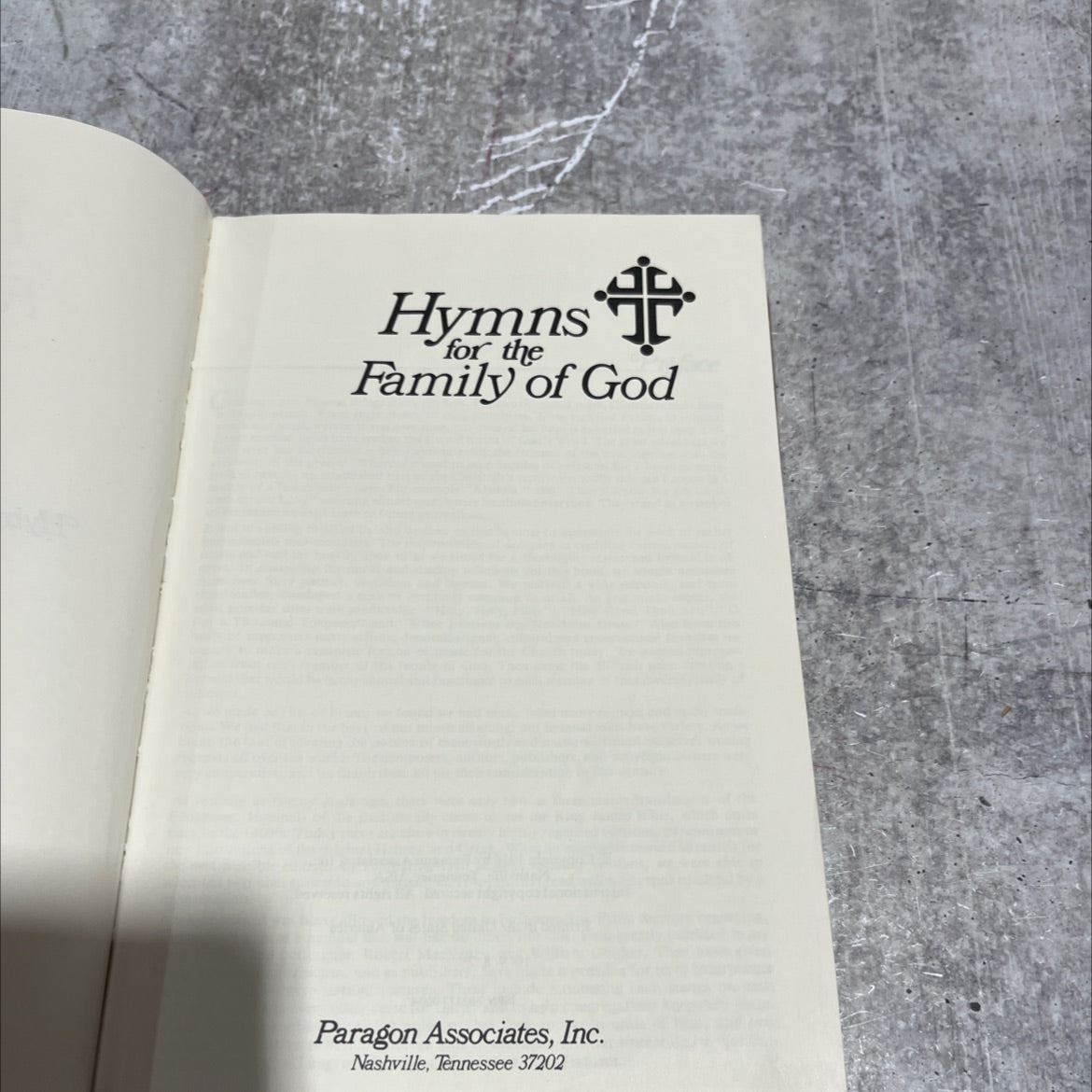 hymns + for the family of god book, by unknown, 1976 Hardcover image 2