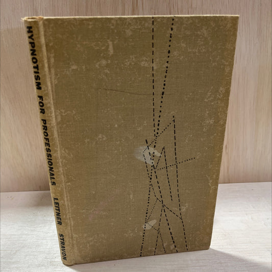 hypnotism for professionals book, by konradi leitner, 1953 Hardcover, Vintage image 1