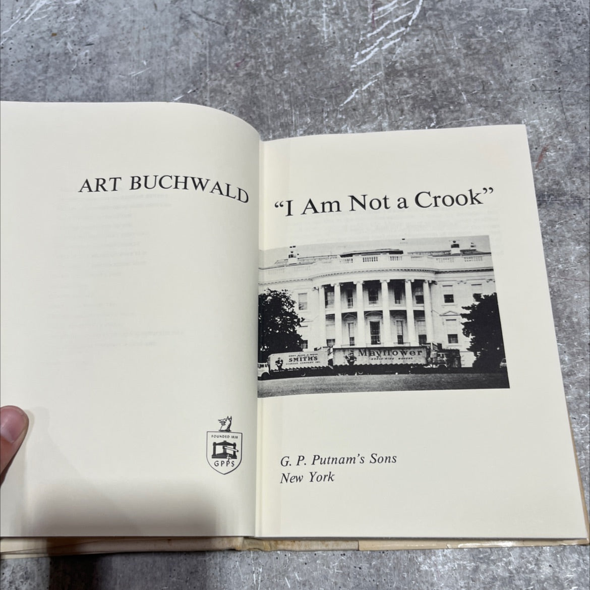 i am not a crook book, by art buchwald, 1974 Hardcover image 2