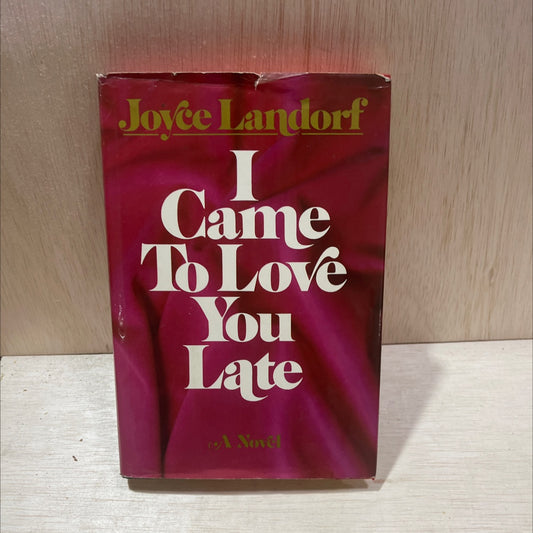 i came to love you late book, by Joyce Landorf, 1977 Hardcover, Vintage image 1