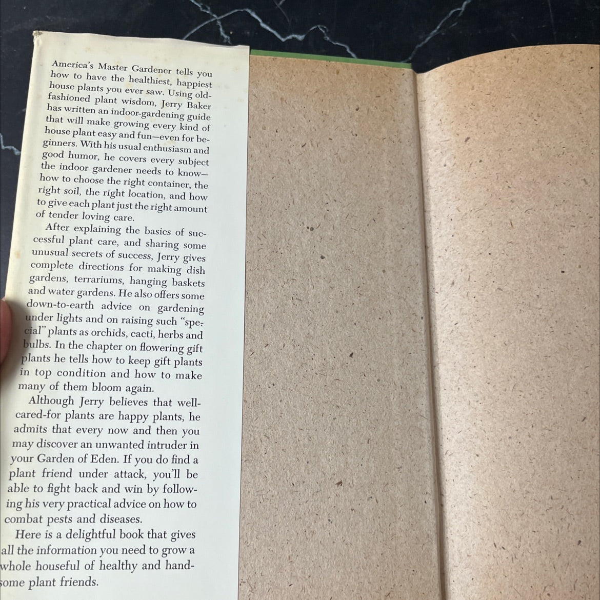 i never met a house plant i didn't like book, by Jerry Baker, 1974 Hardcover image 4