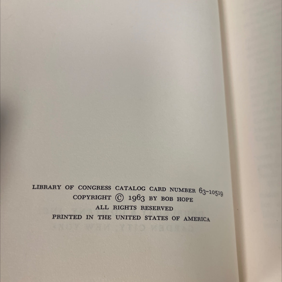 i owe russia $1200 book, by bob hope, 1963 Hardcover image 3