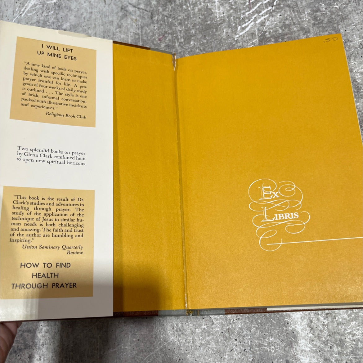 i will lift up mine eyes book, by glenn clark, 1970 Hardcover image 4