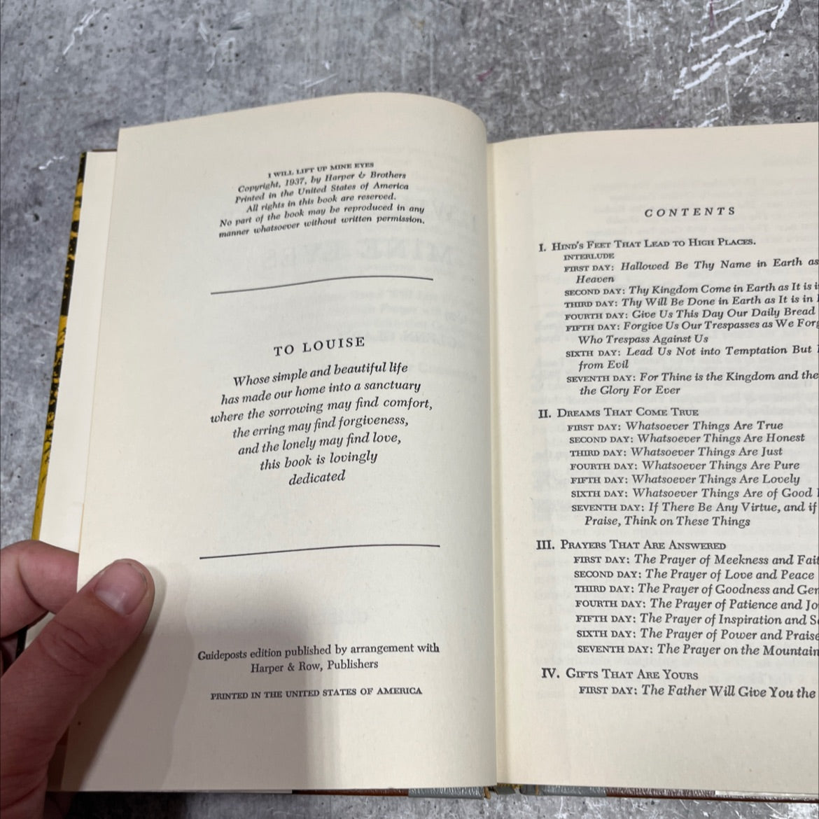 i will lift up mine eyes book, by glenn clark, 1970 Hardcover image 3