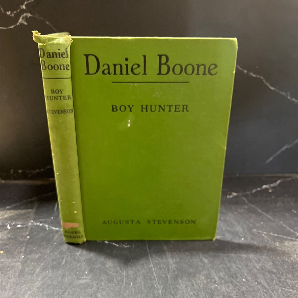 icans daniel boone boy hunter book, by augusta stevenson, 1943 Hardcover image 1