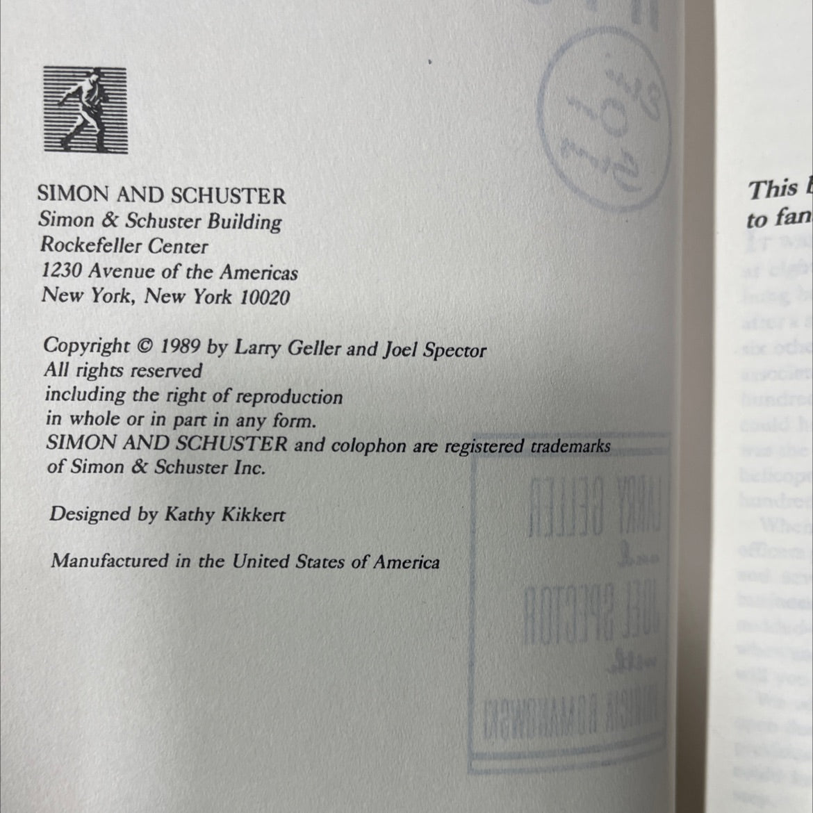 if i can dream book, by larry geller and joel spector, 1989 Hardcover image 3