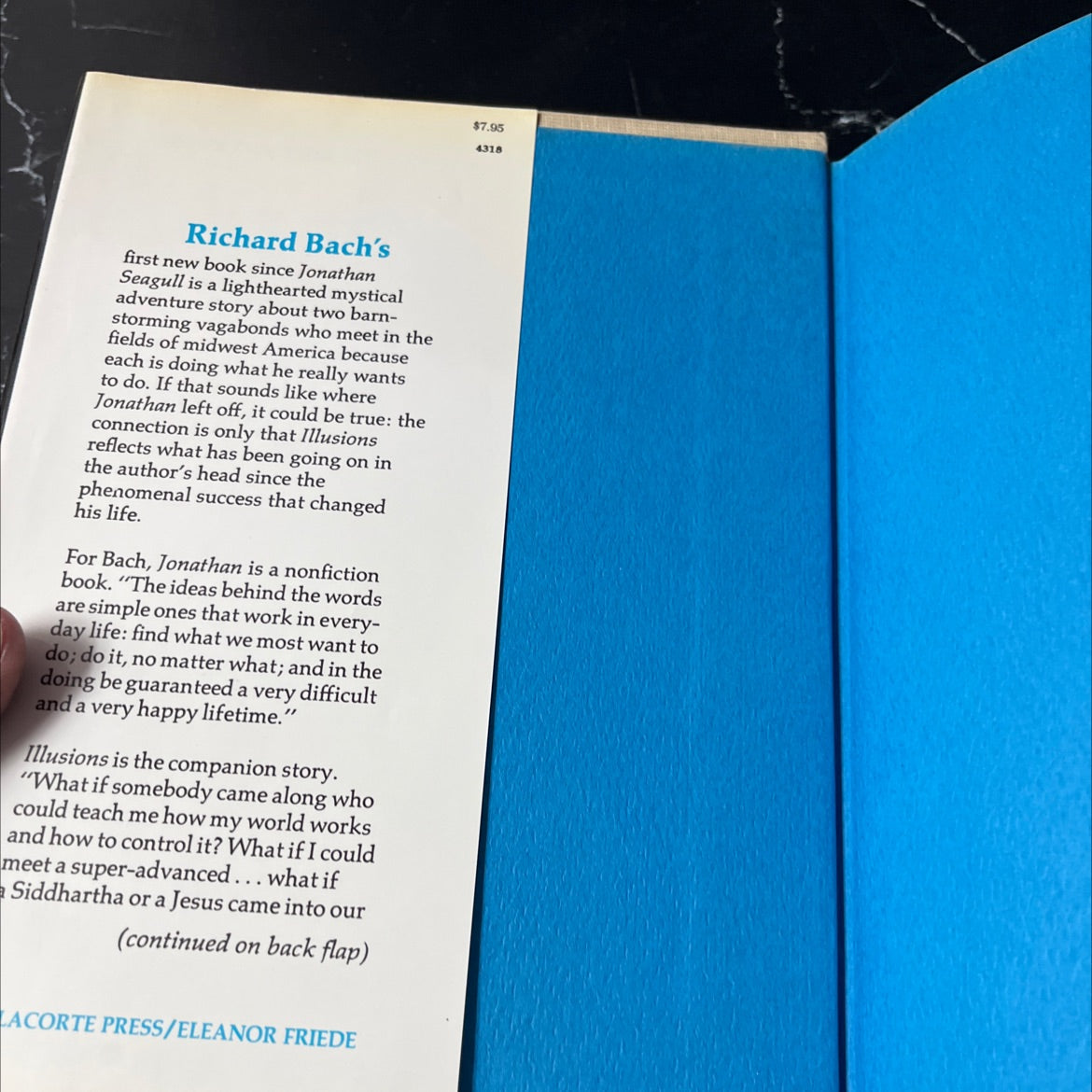 illusions the adventures of a reluctant messiah book, by Richard Bach, 1980 Hardcover image 4