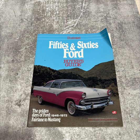 illustrated fifties & sixties ford buyer's guide book, by Paul R Woudenberg, 1988 Paperback image 1
