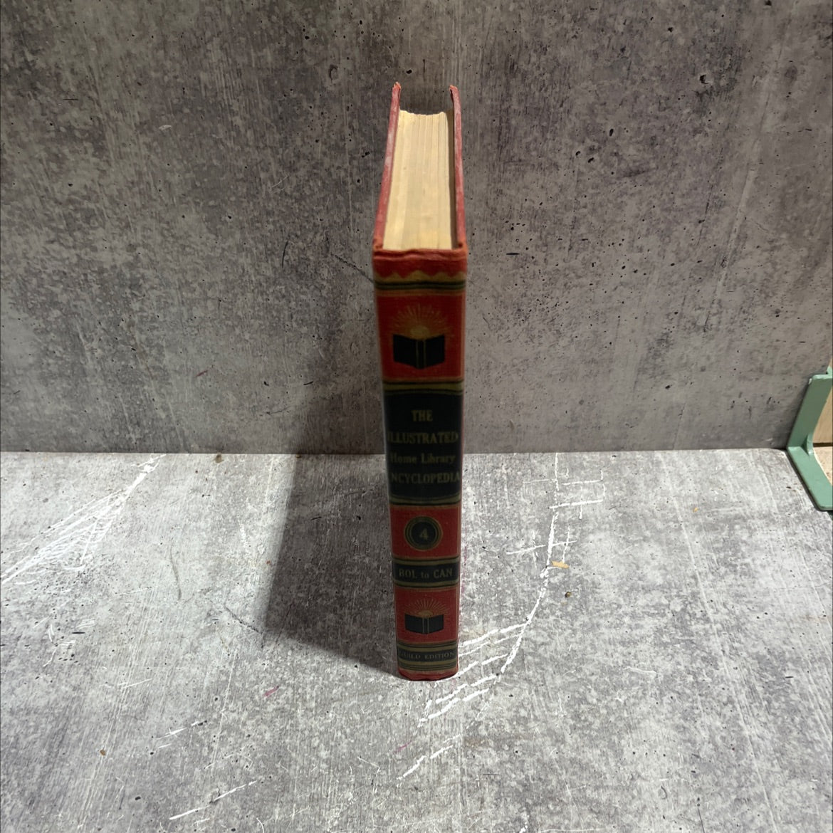 illustrated home library encyclopedia guild edition volume 4 volume bol-can book, by albert h. morehead, 1955 Hardcover image 4