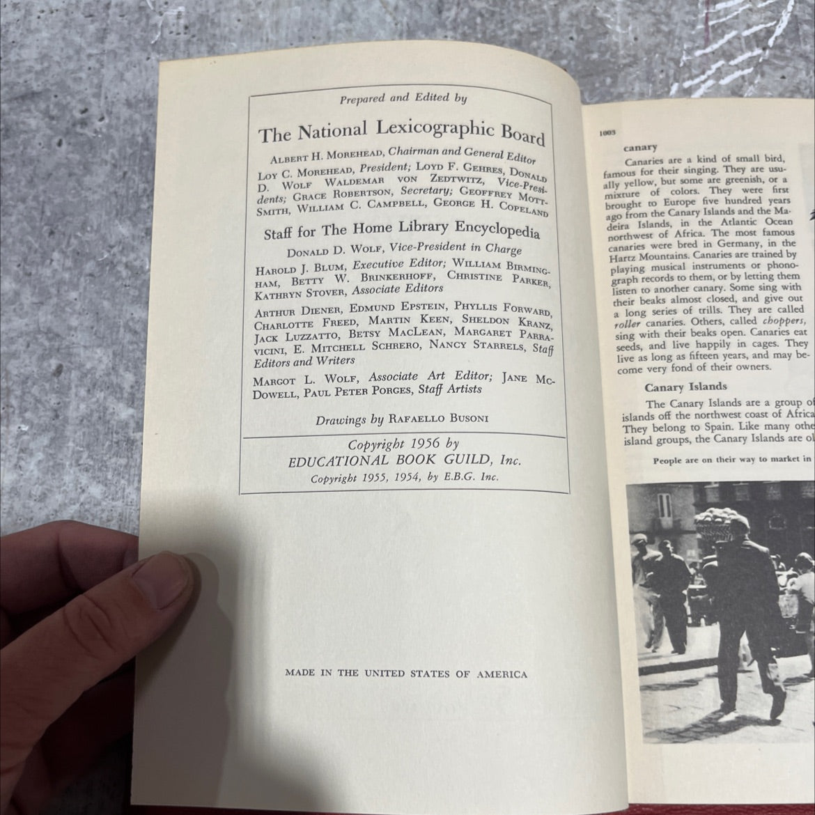 illustrated home library encyclopedia guild edition volume 5 volume can-cli book, by national lexicographic board, 1956 image 3