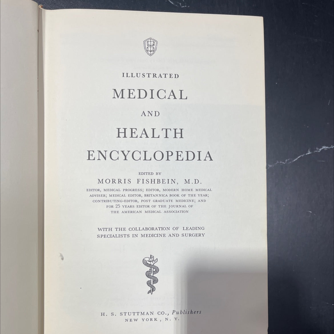illustrated medical and health encyclopedia book, by morris fishbein, m.d., 1963 Hardcover image 2