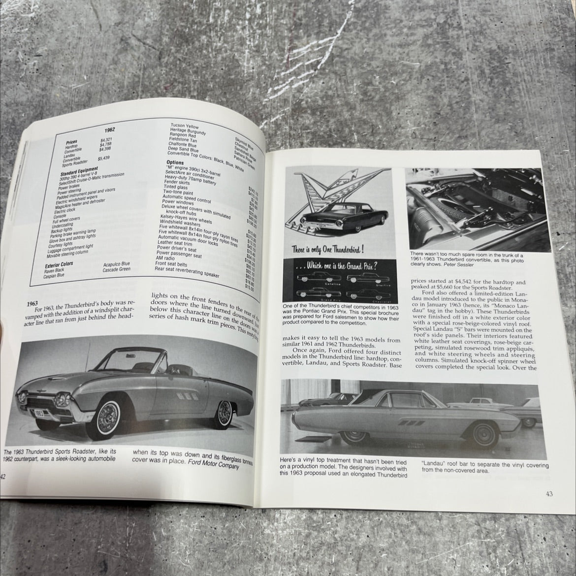 illustrated thunderbird buyer's guide book, by Paul G. McLaughlin, 1994 Paperback image 4