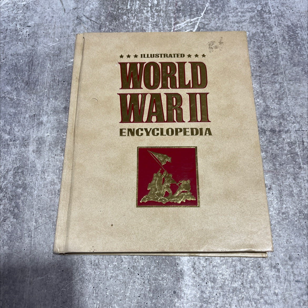 illustrated world war ii encyclopedia book, by Lieutenant Colonel Eddy Bauer, 1978 Hardcover image 1