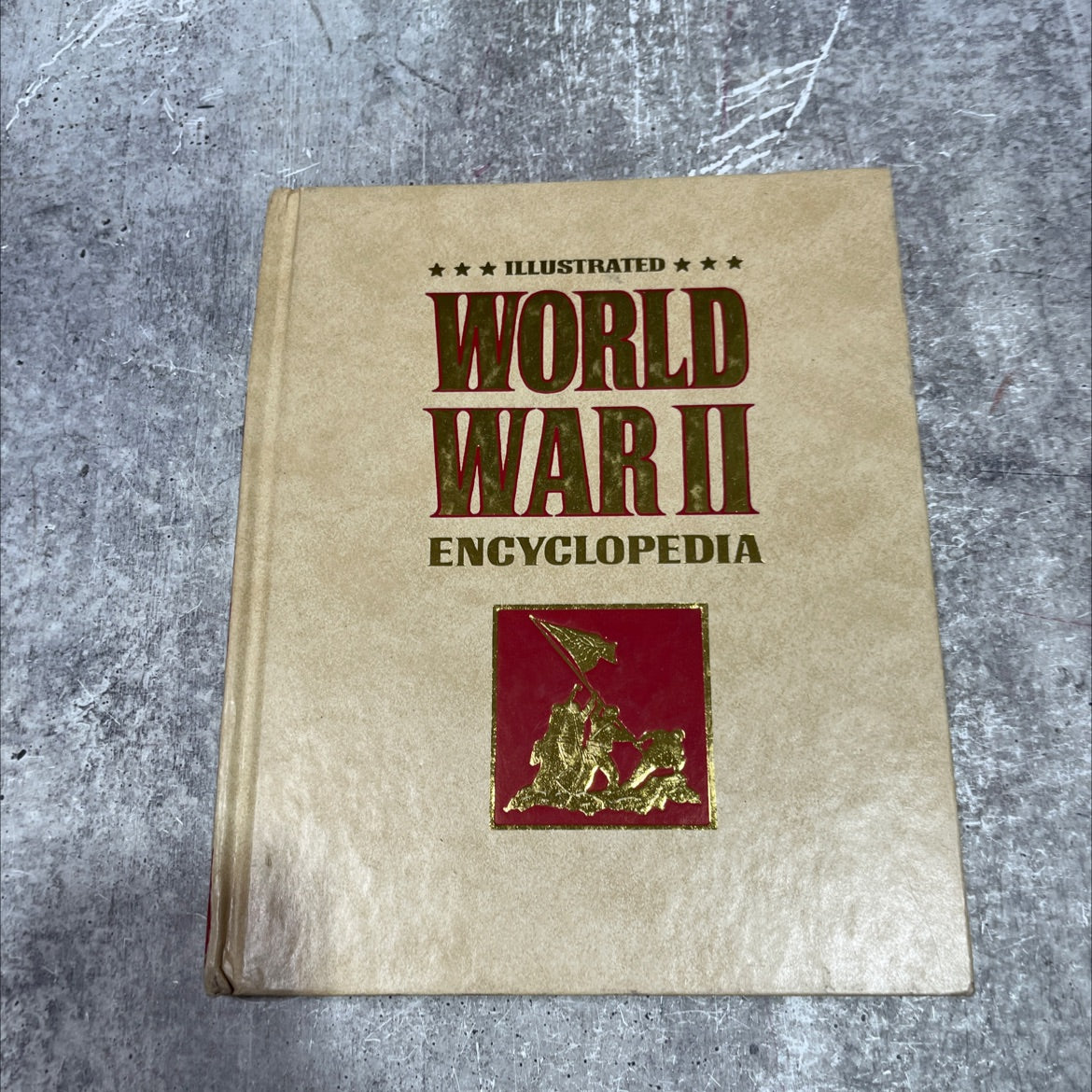 illustrated world war ii encyclopedia book, by Lieutenant Colonel Eddy Bauer, 1978 Hardcover image 1