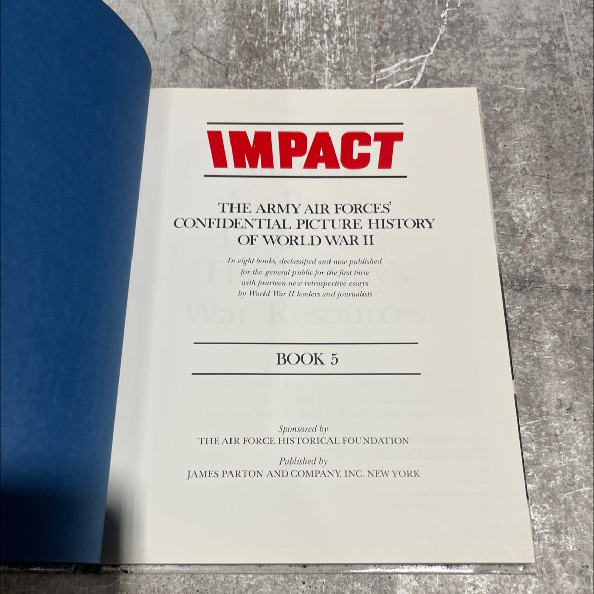 impact the army air forces confidential picture history of world war ii book 5 book, by unknown, 1980 Hardcover image 2