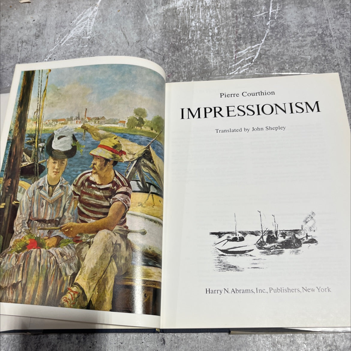 impressionism book, by pierre courthion, 1977 Hardcover image 2