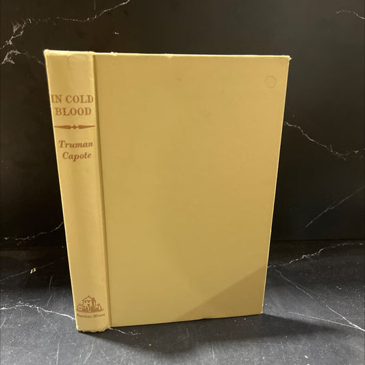 in cold blood book, by truman capote, 1965 Hardcover image 1