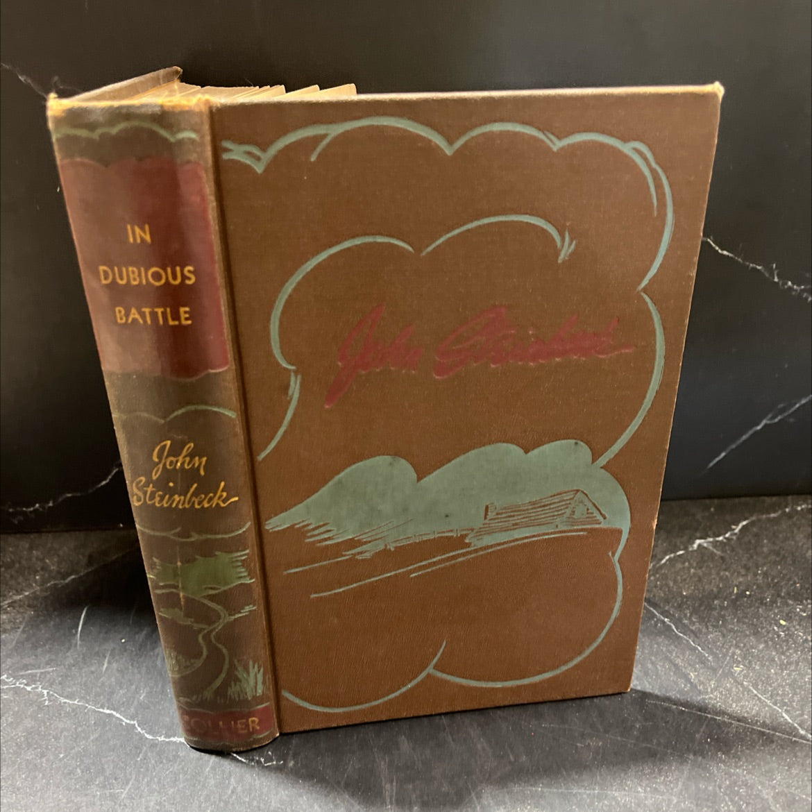 in dubious battle book, by john steinbeck, 1936 Hardcover image 1