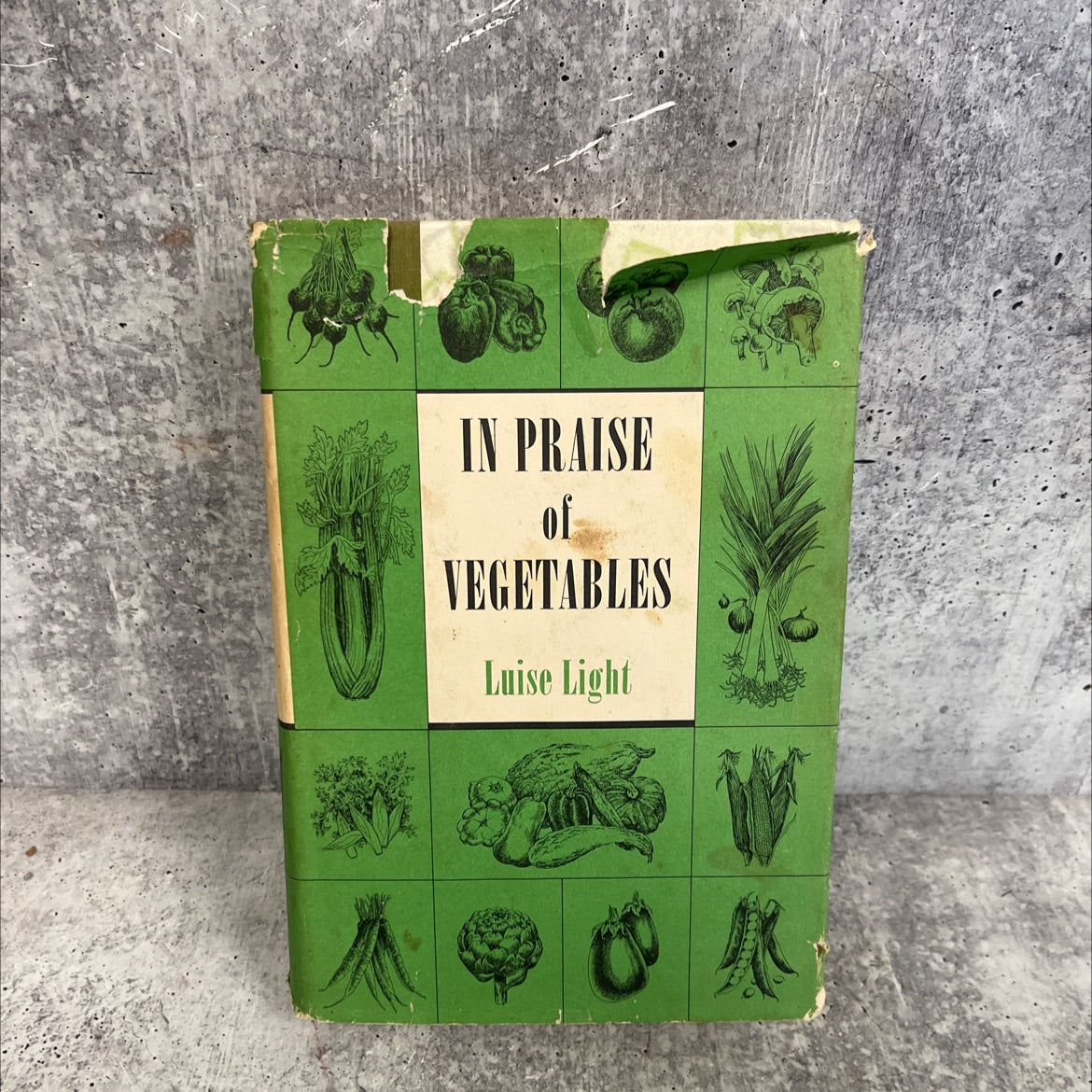 in praise of vegetables book, by luise light, 1966 Hardcover image 1