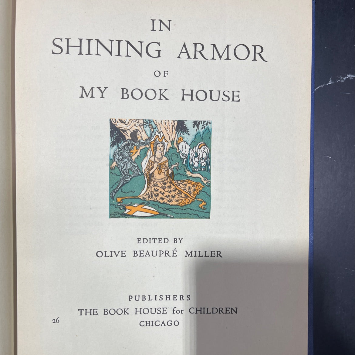 in shining armor of my book house 26 book, by olive beaupré miller, 1937 Hardcover image 2