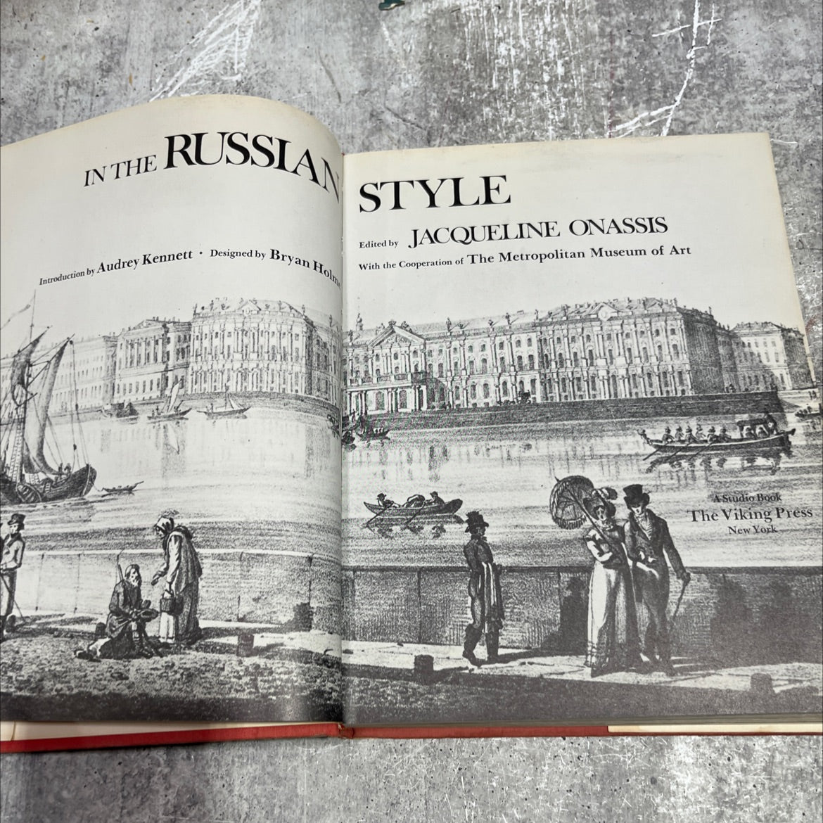 in the russian style book, by baron von herberstein, 1976 Hardcover image 2