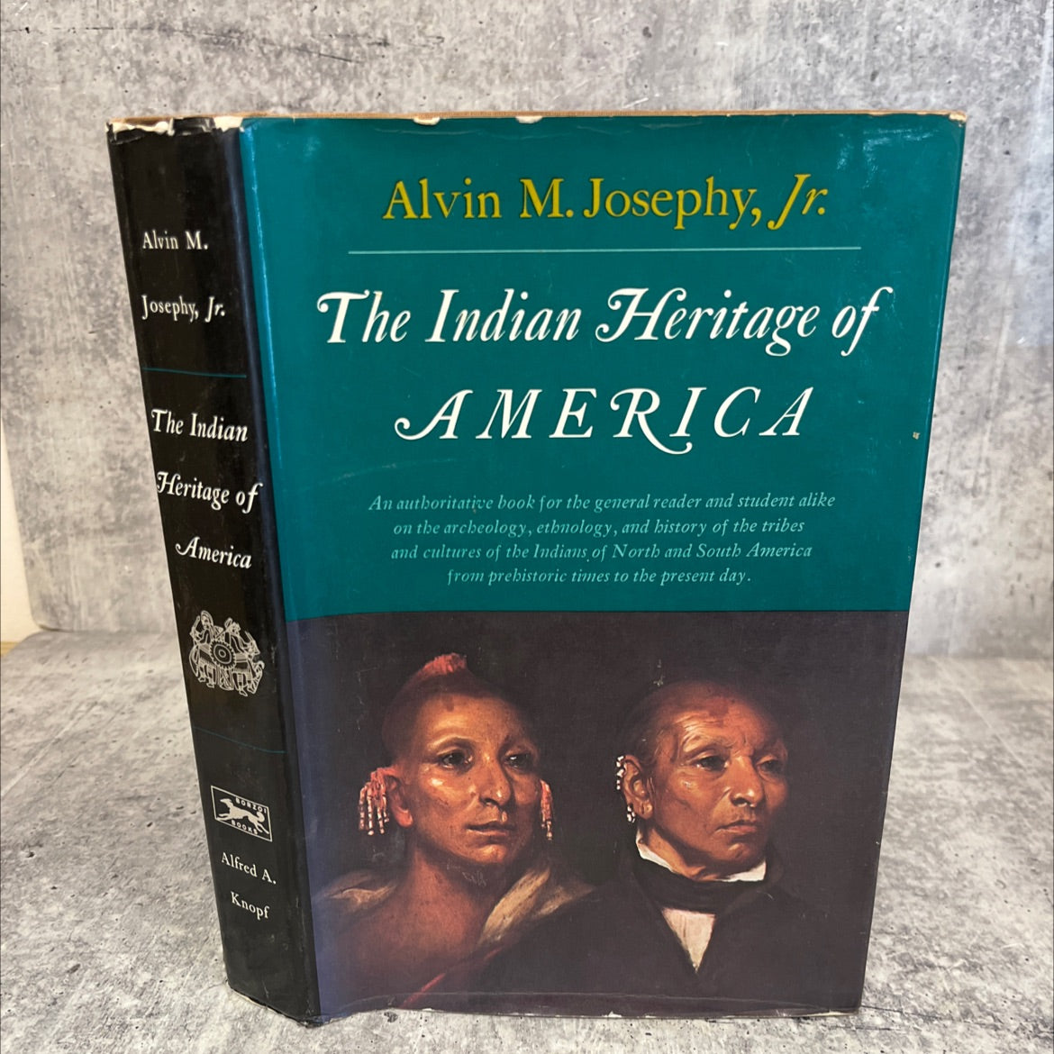 indian heritage of america book, by alvin m. josephy, jr., 1974 Hardcover image 1