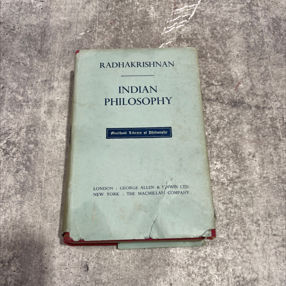 indian philosophy volume i anthology book, by sarvepalli radhakrishnan, 1965 Hardcover image 1