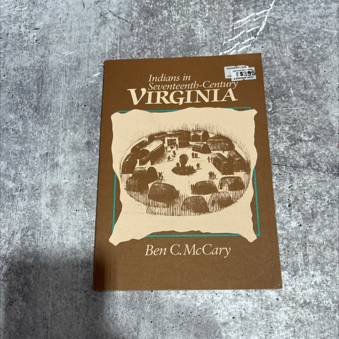 indians in seventeenth-century virginia book, by ben c. mccary, 1990 Paperback image 1