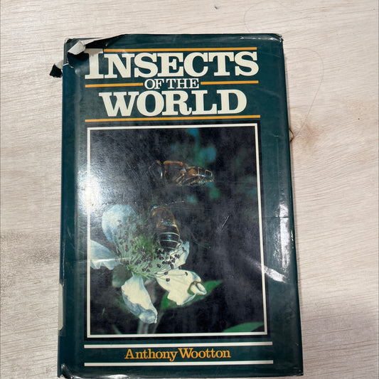 insects of the world book, by Anthony Wootton, 1986 Hardcover, Vintage, Heavily Used image 1