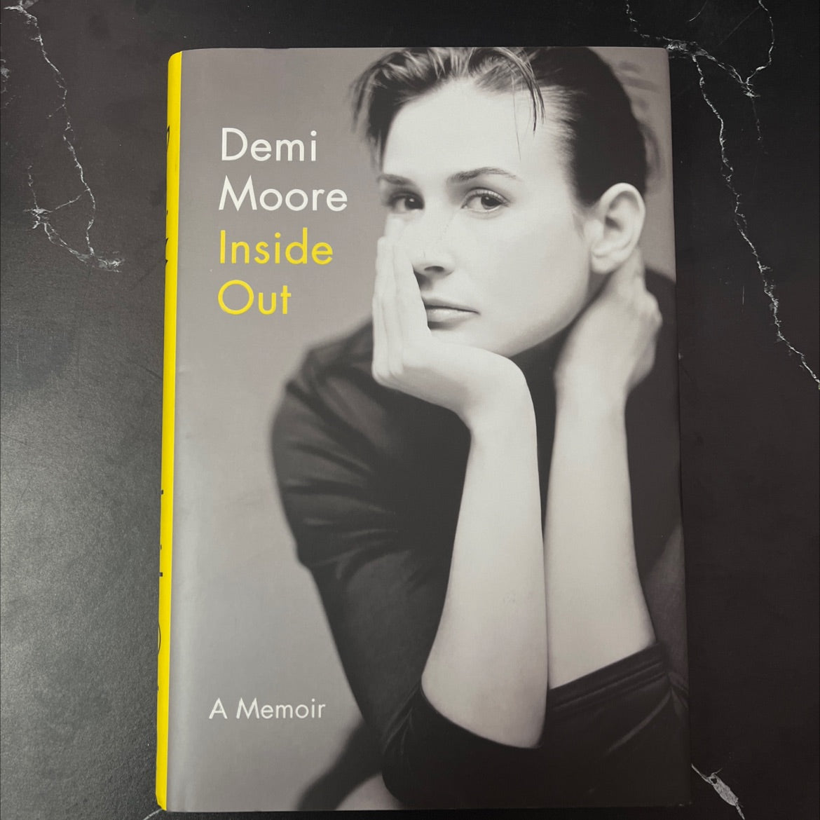 SIGNED inside out a memoir book, by demi moore, 2019 Hardcover, First Edition image 1