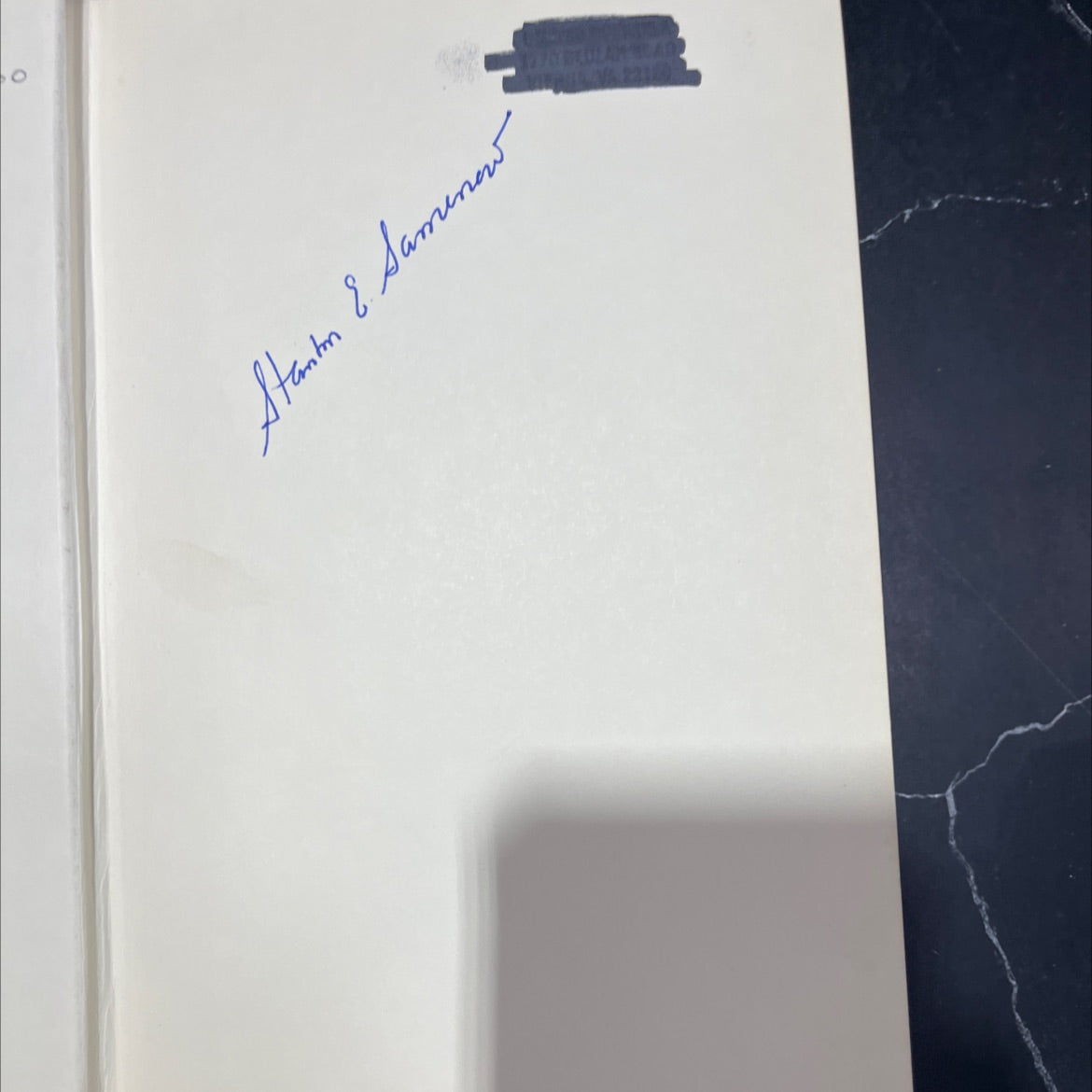 SIGNED inside the criminal mind book, by Stanton E. Samenow, Ph.D., 1984 Hardcover image 4