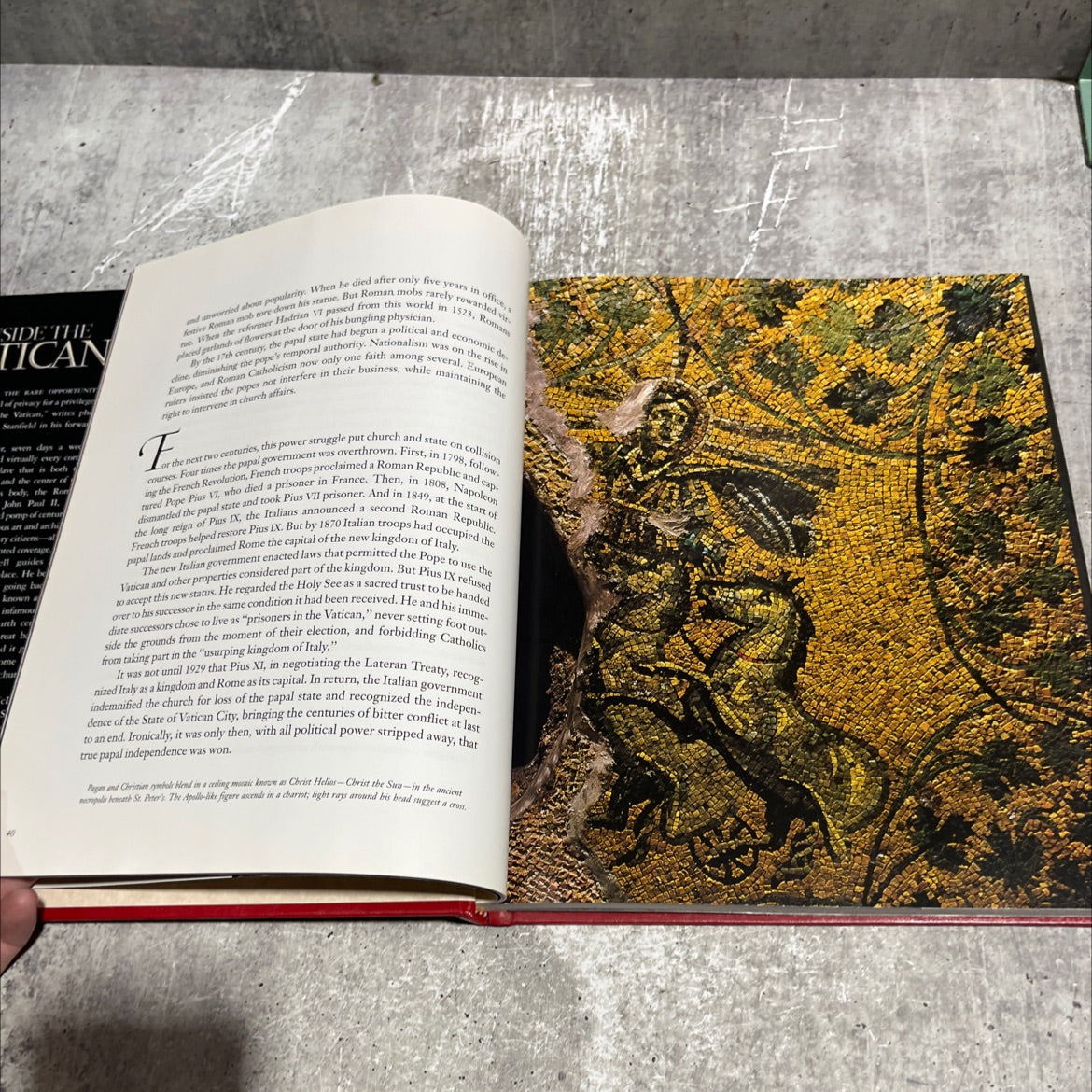inside the vatican book, by bart mcdowell, 1991 Hardcover image 4