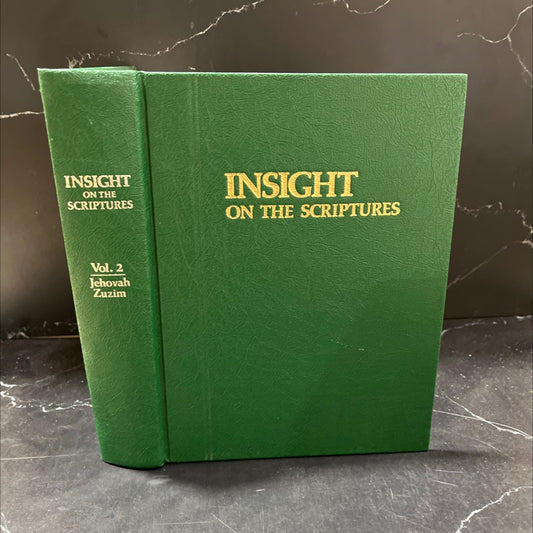 insight on the scriptures volume 2: jehovah - zuzim and index book, by watch tower bible and tract society of image 1